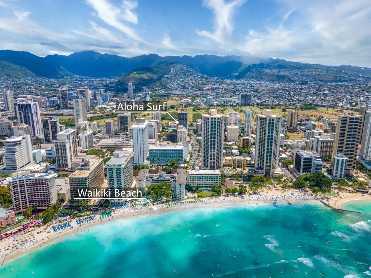 הונולולו City View Studio With Pool Access In Aloha Surf! מראה חיצוני תמונה